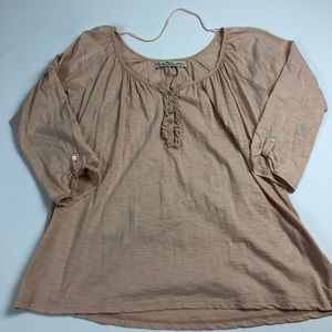 Zara‎ peasant tunic top Size XL